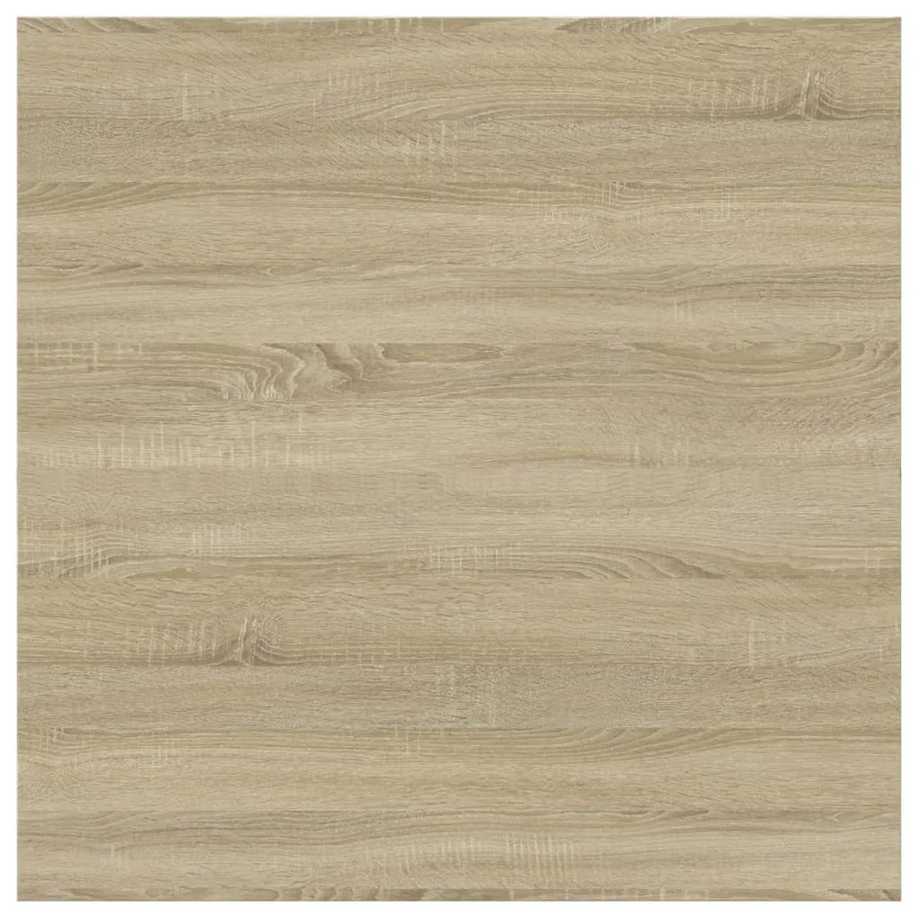 4 db sonoma-tölgy színű forgácslap könyvespolc 40 x 40 x 1,5 cm