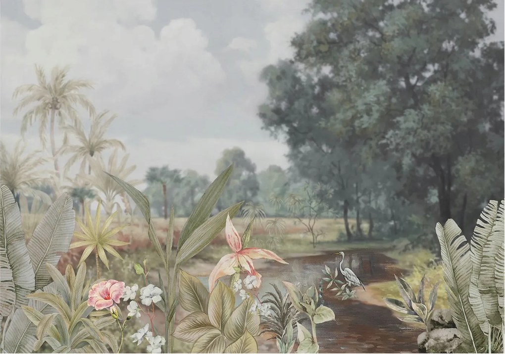 Stílusos Dekoratív fotótapéta Flizelin Egzotikus táj 312x219