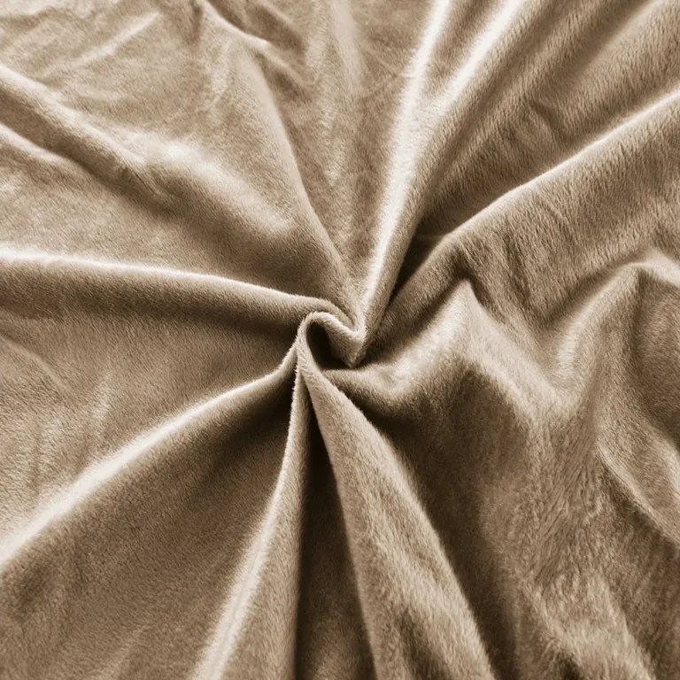 Mikroplüss lepedő SOFT 90x200 cm barna