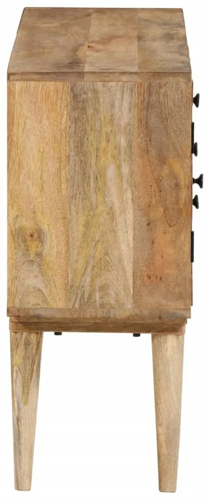 tömör mangófa tálalószekrény 110 x 30 x 70 cm