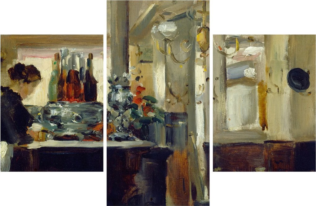 Kép - Style of Edouard Manet, Bon Bock Cafe, reprodukciók (90x60 cm)