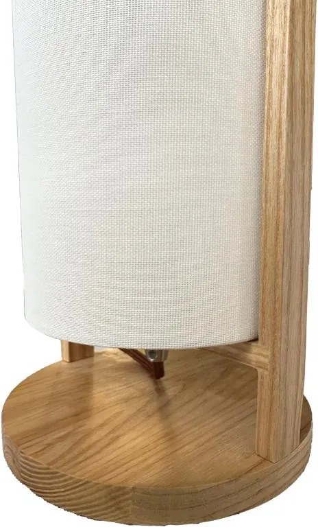Asztali lámpa tömör fa E27 / 60W - WRE171