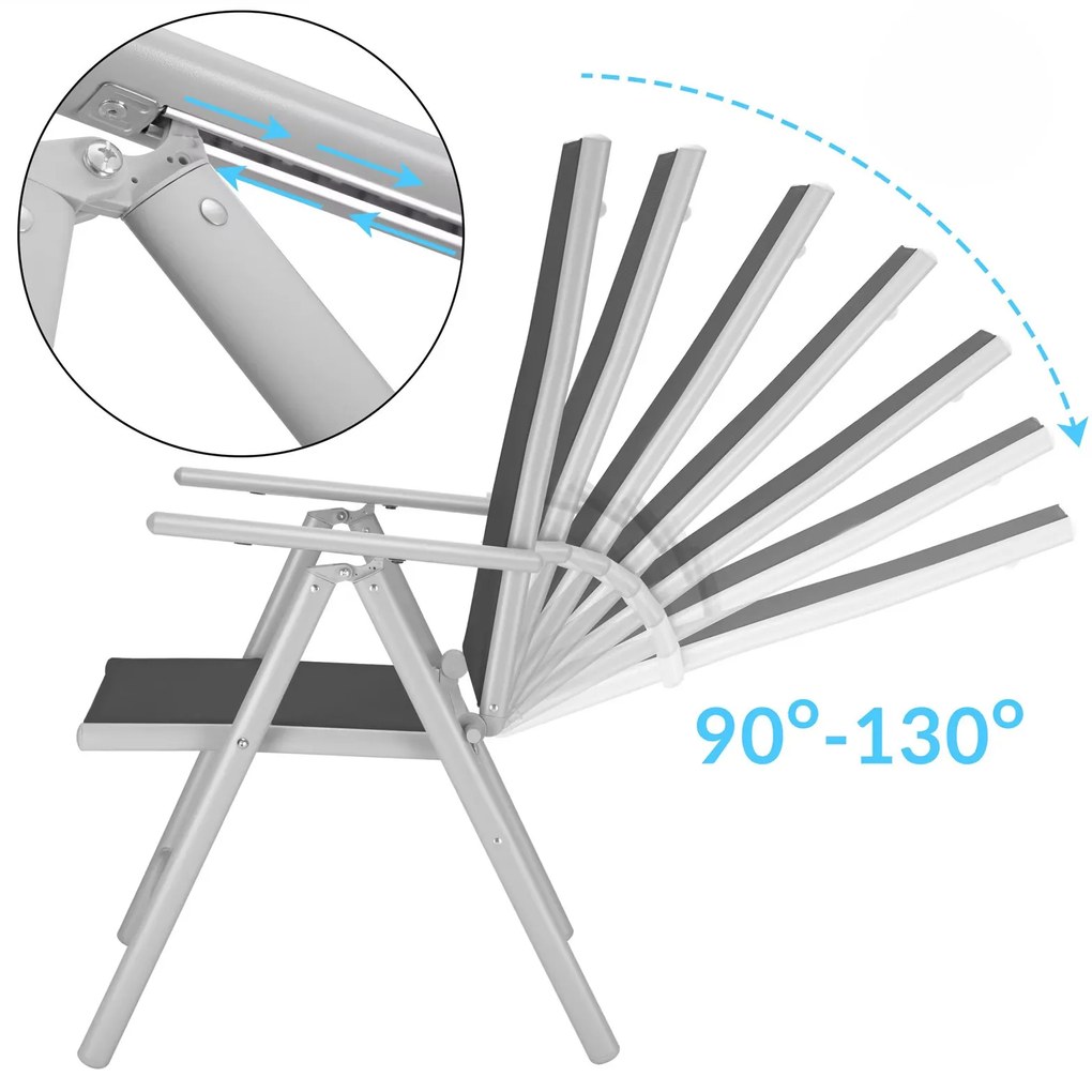 Deuba Alumínium garnitúra Alu 1+4 - ezüst