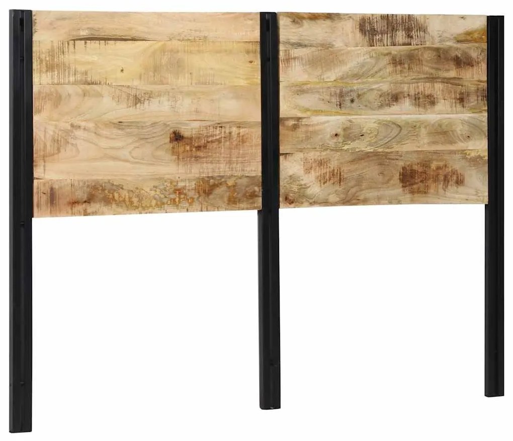 tömör fa mangó és vas fejtámla 140 cm