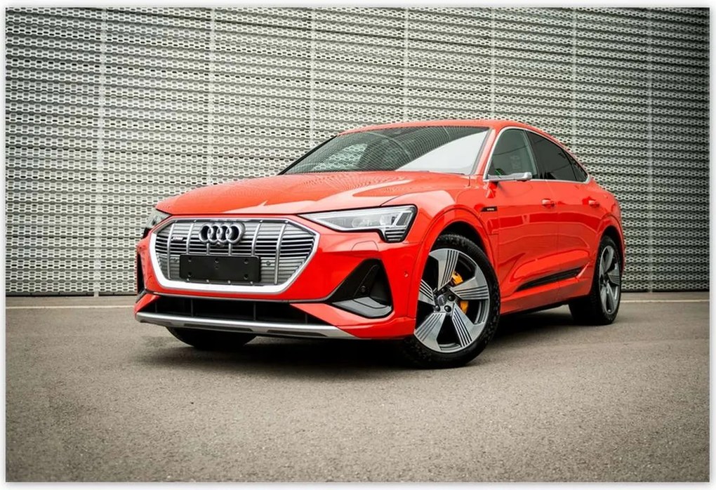 Poszterek 200x135 Piros Audi e-tron