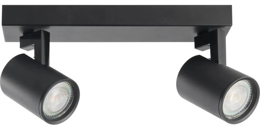 Spotlámpa LYNX 2xGU10/10W/230V fekete