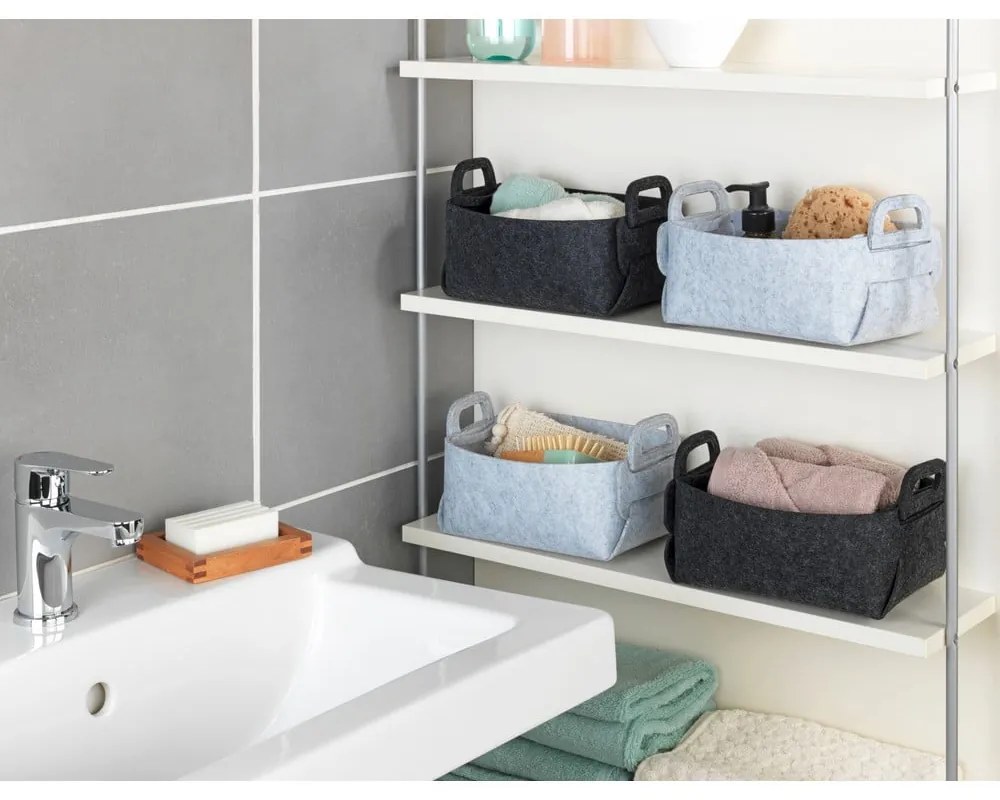 Textil tárolókosár szett 2 db-os Nina – Wenko