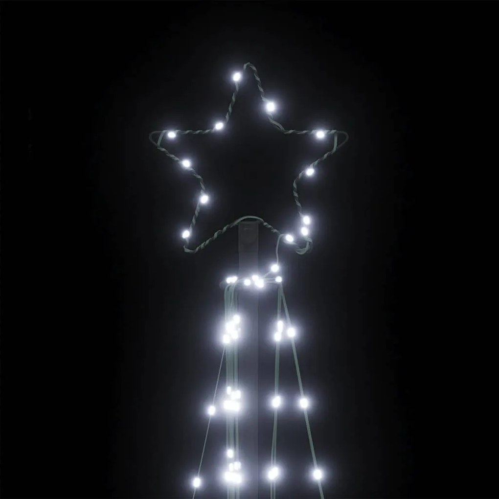 hideg fehér LED karácsonyfa 339 LED 182 cm