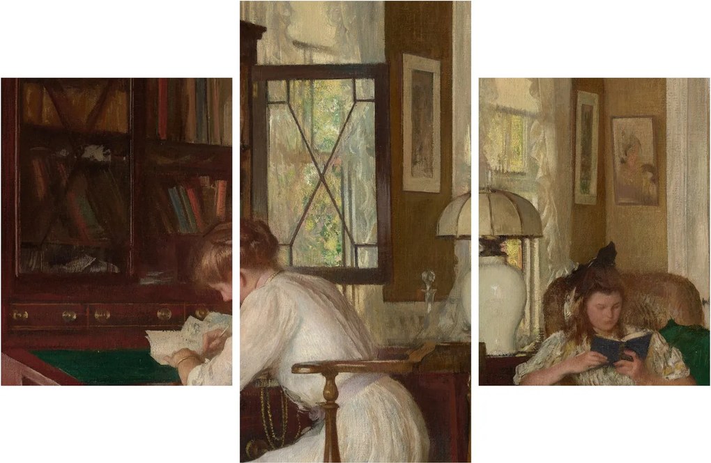 Kép - Edmund Tarbell, Josephine and Mercie, reprodukciók (90x60 cm)