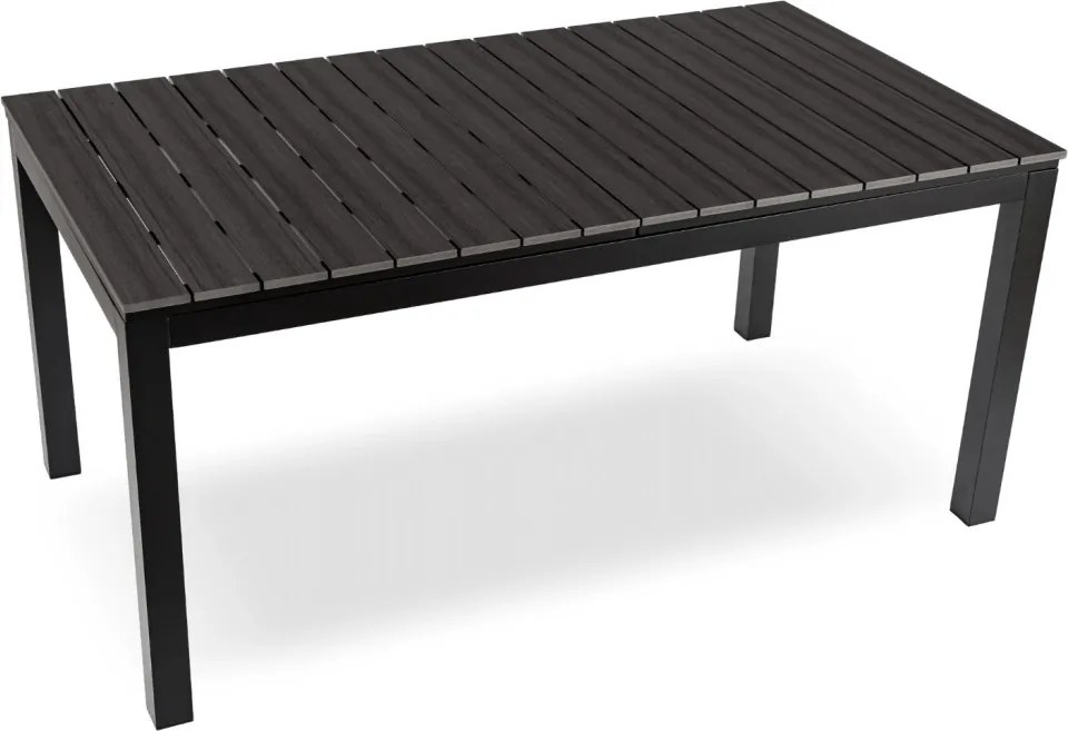 ARGOS kerti asztal 160-210 cm, sötétszürke tölgy-fekete