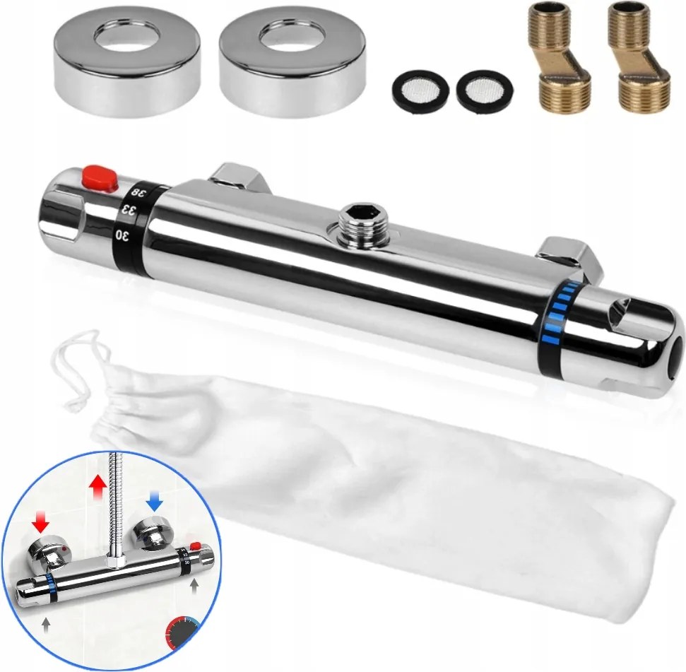 Falra Szerelhető Zuhany Csaptelep fürdőszoba kabin Szett