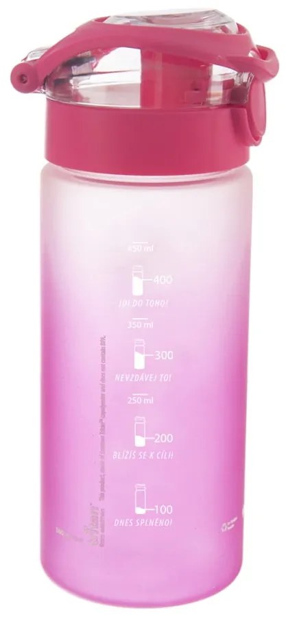 Rózsaszín tritán ivópalack 500 ml Saga – Orion