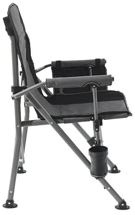 Leziter Comfort karfás horgász szék pohártartóval szürke