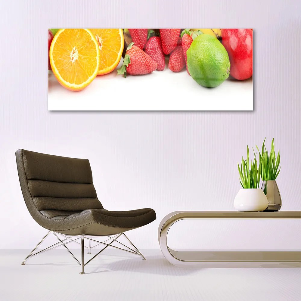 Üvegkép gyümölcs konyha 125x50 cm