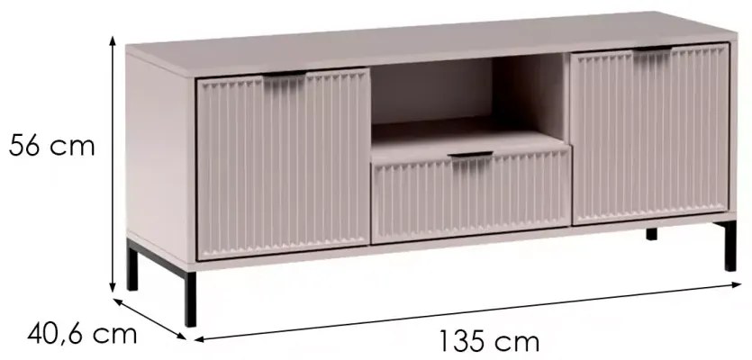 LINKaSTYLE LS3 CASHMERE bézs RTV asztal