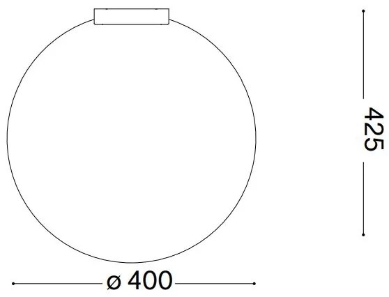 Ideal Lux - Mennyezeti lámpa CARTA 1xE27/25W/230V átm. 40 cm fehér