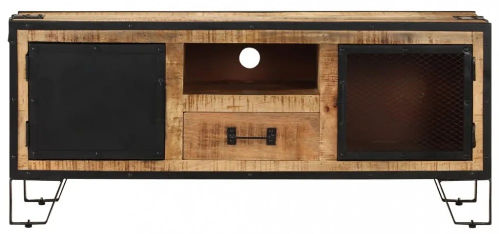 nyers mangófa TV-szekrény 110 x 31 x 46 cm
