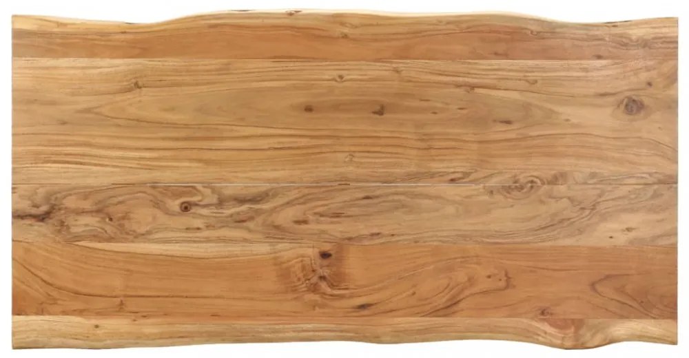 tömör akácfa étkezőasztal 154x80x76 cm