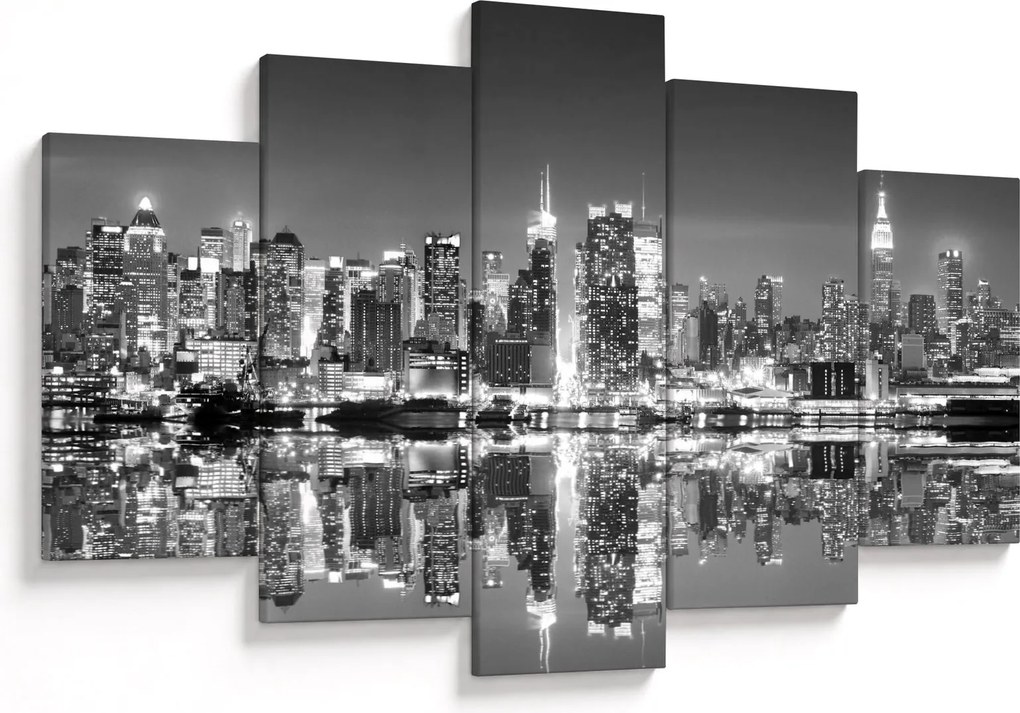 Kép - New York, fekete-fehér (150x105 cm)