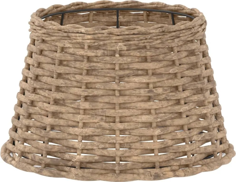 vidaXL barna fonott lámpaernyő Ø38 x 23 cm