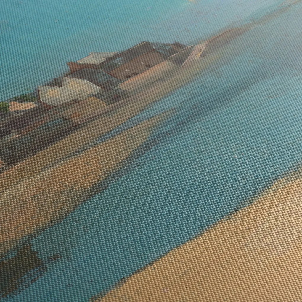 Kép - Odilon Redon, Village by the Sea in Brittany, reprodukciók (150x105 cm)