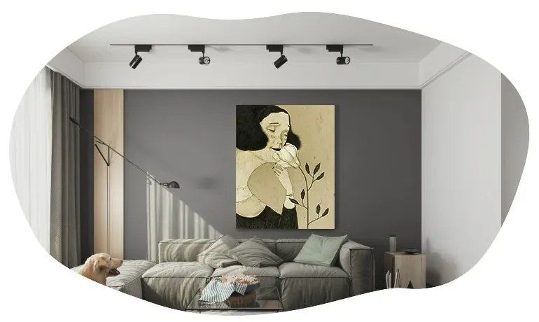 Lossa Black tükör 52 x 89 cm