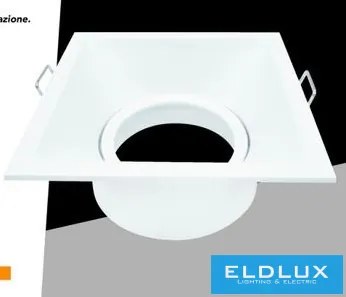 UNIVERSO Süllyesztett spot lámpa 1xPAR16 foglalat nélkül IP20 Fehér 90x90x40mm kivágás:D82mm