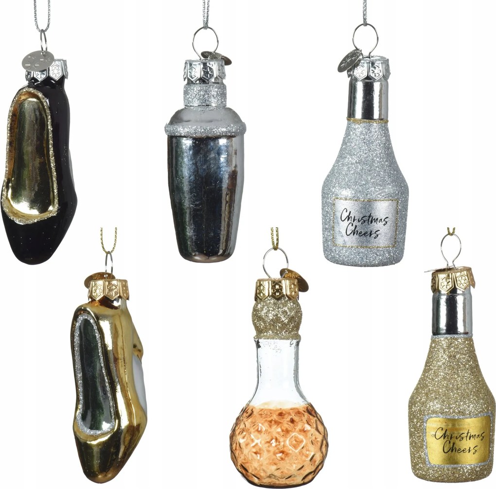Bomba karácsonyi dekoráció karácsonyfa üveg palack