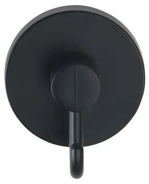 WENKO 24730100 - VACUUM-LOC kerek kampó, fekete, 6 x 6,7 cm