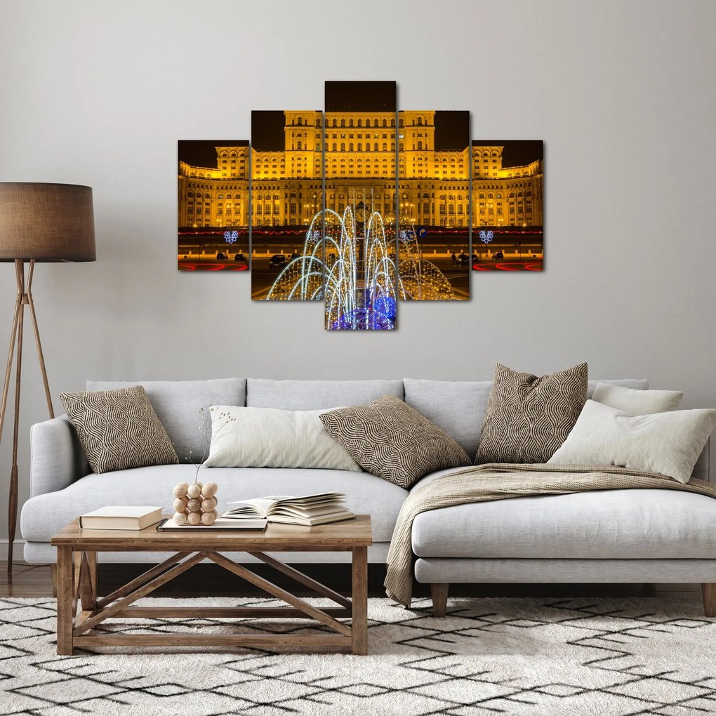 Kép - A Parlament palotája, Bukarest, Románia (150x105 cm)