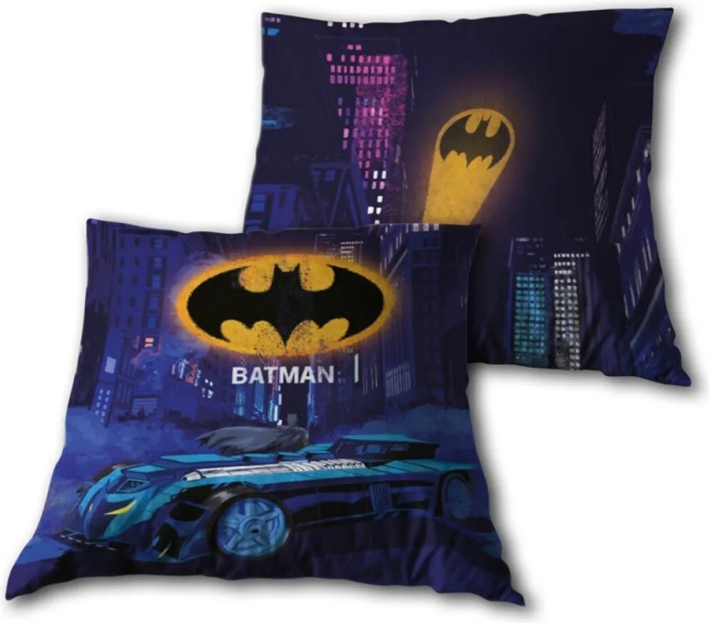 Batman Gotham Nights párna, díszpárna 40x40 cm Velúr