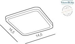AZZARDO 2837 SLIM Fürdőszobai Beépíthető Lámpa LED IP44