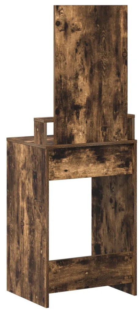 Fésülködőasztal Fiókkal Füstölt Tölgy 50x41x140 cm