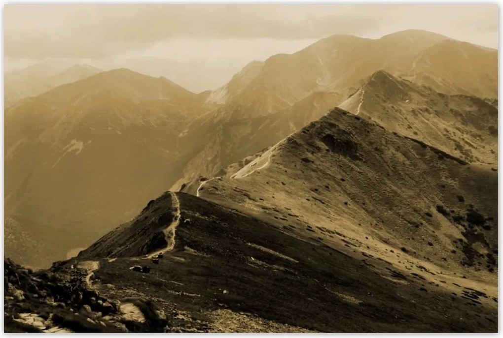 Poszterek 120x80 Tátra Lengyel hegyek Kilátás