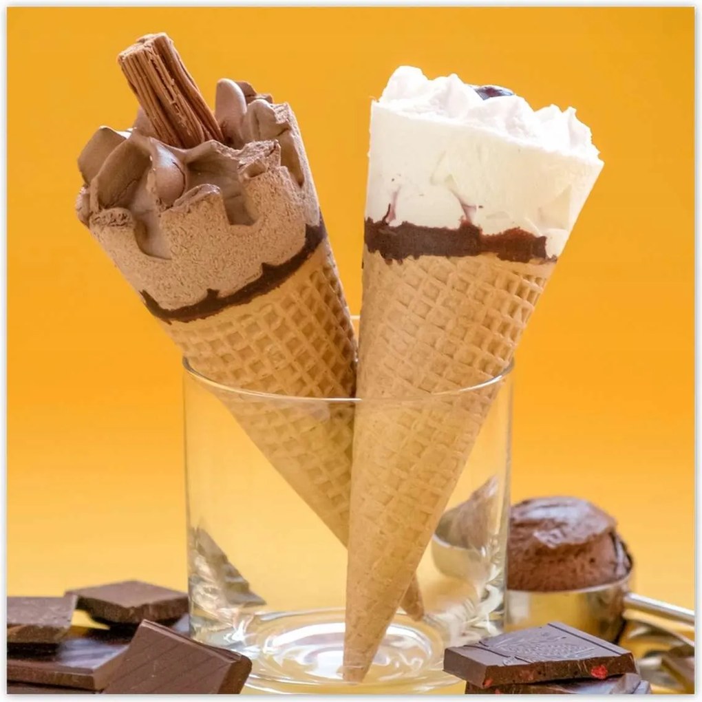 Poszterek 70x70 Choco csokoládé fagylalt