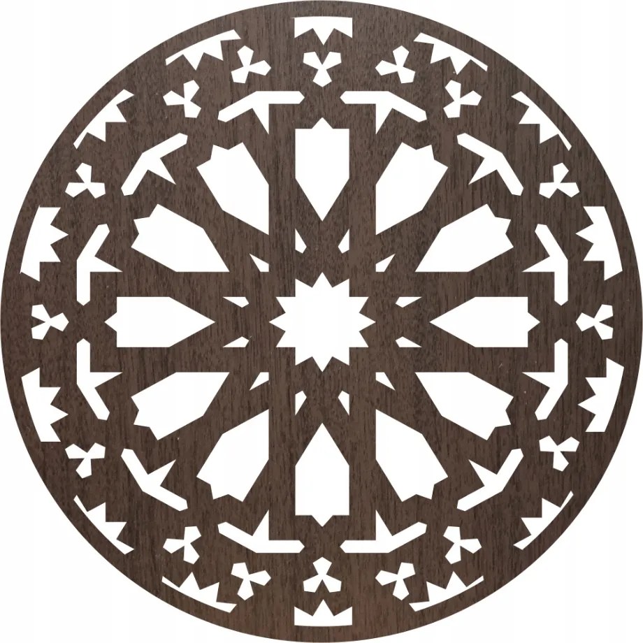 Tányéralátét szett 4 db-os asztali dísz kerek mintás 5