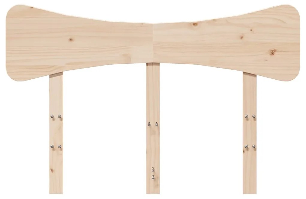 tömör fenyőfa fejtámla 135 cm