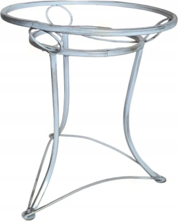 Virágtartó fém 35cm virágtartó állvány virágtartó ajándék Fehér