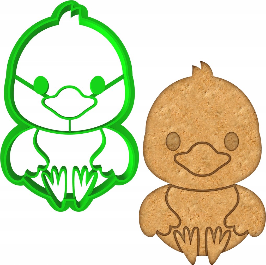 Húsvéti Forma Mézeskalács lyukasztó Húsvéti Csirke Csirke 8cm