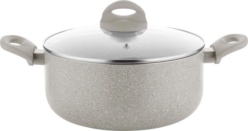 Hagyományos Edény SoftTouch fogantyúkkal Alumínium Sandy 28cm 7L Homokszínű