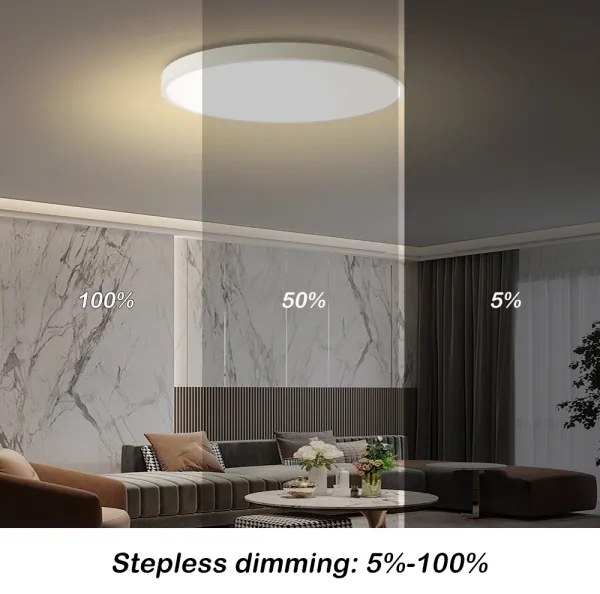 Brilagi - LED dimmelhető világítótest POOL SMART LED/100W/230V Ø 80 cm Wi‑Fi Tuya fehér + távirányító