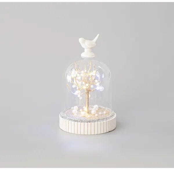 LED karácsonyi dekoráció 12xLED/3xAAA meleg fehér