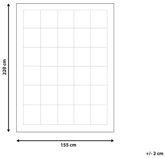 Takaró 220x155 cm Karibo (fehér). 1010252