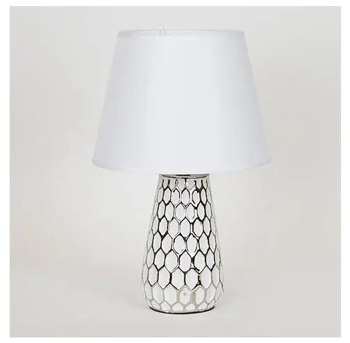 Asztali lámpa 1xE14/40W/230V fehér/ezüst