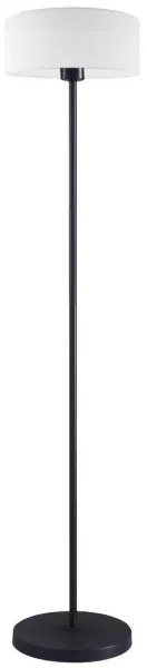 LED állólámpa TUNJA 1xE27/20W/230V Ø 30 cm fekete/fehér