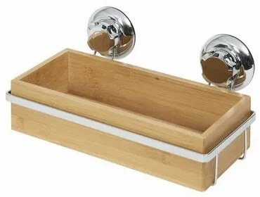 Compactor bambusz fürdőszobai polc Bestlock SPA Bamboo, 27,6 x 14,8 x 12,7 cm
