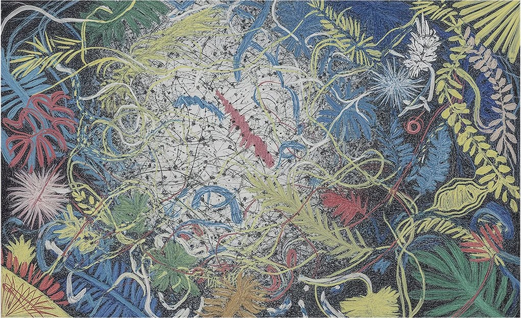 Flizelin tapéta fali flizelin prémium növényi örvények 416x254 ragasztó