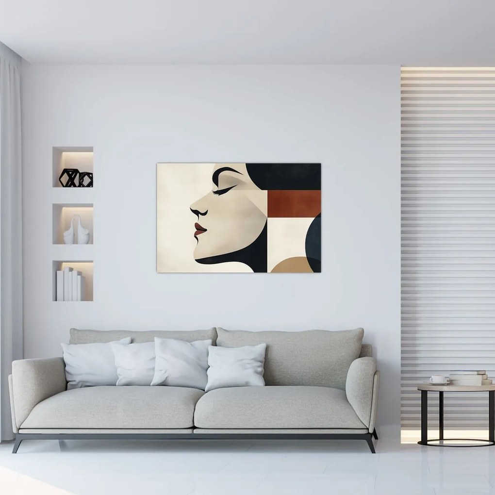 Kép - Nő profilból (90x60 cm)