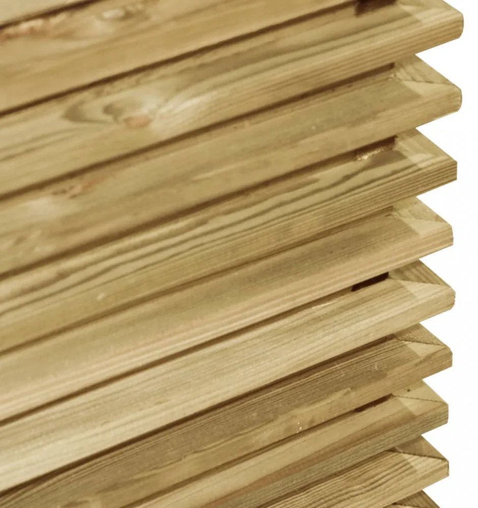 vidaXL impregnált fenyőfa kerti magaságyás 50 x 50 x 80 cm