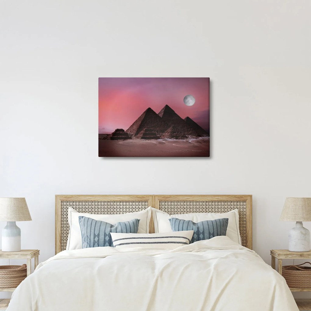 Kép - Piramisok giza, Egyiptom (70x50 cm)